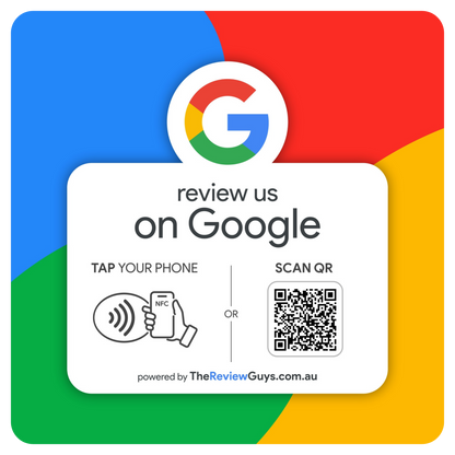 Google Review NFC Plate +  QR Code