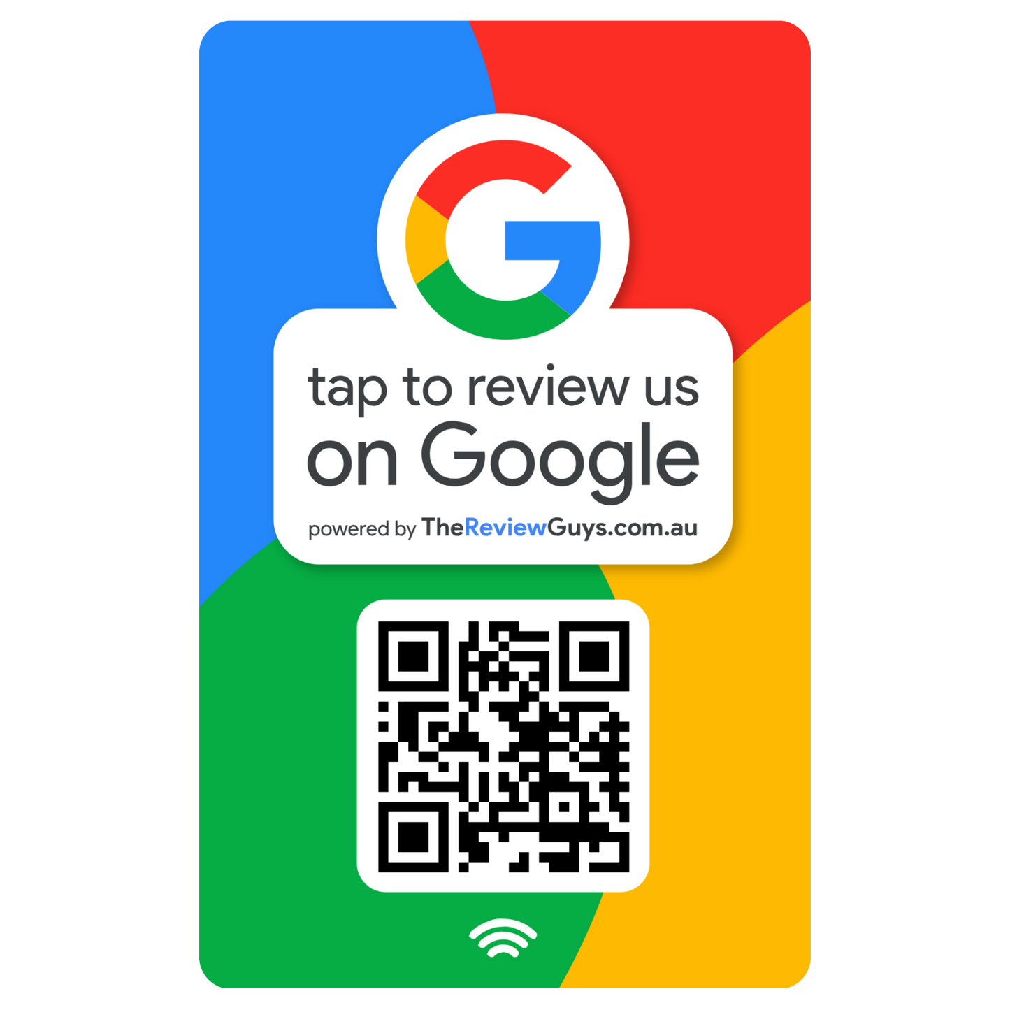 Google Review NFC Card + QR Code