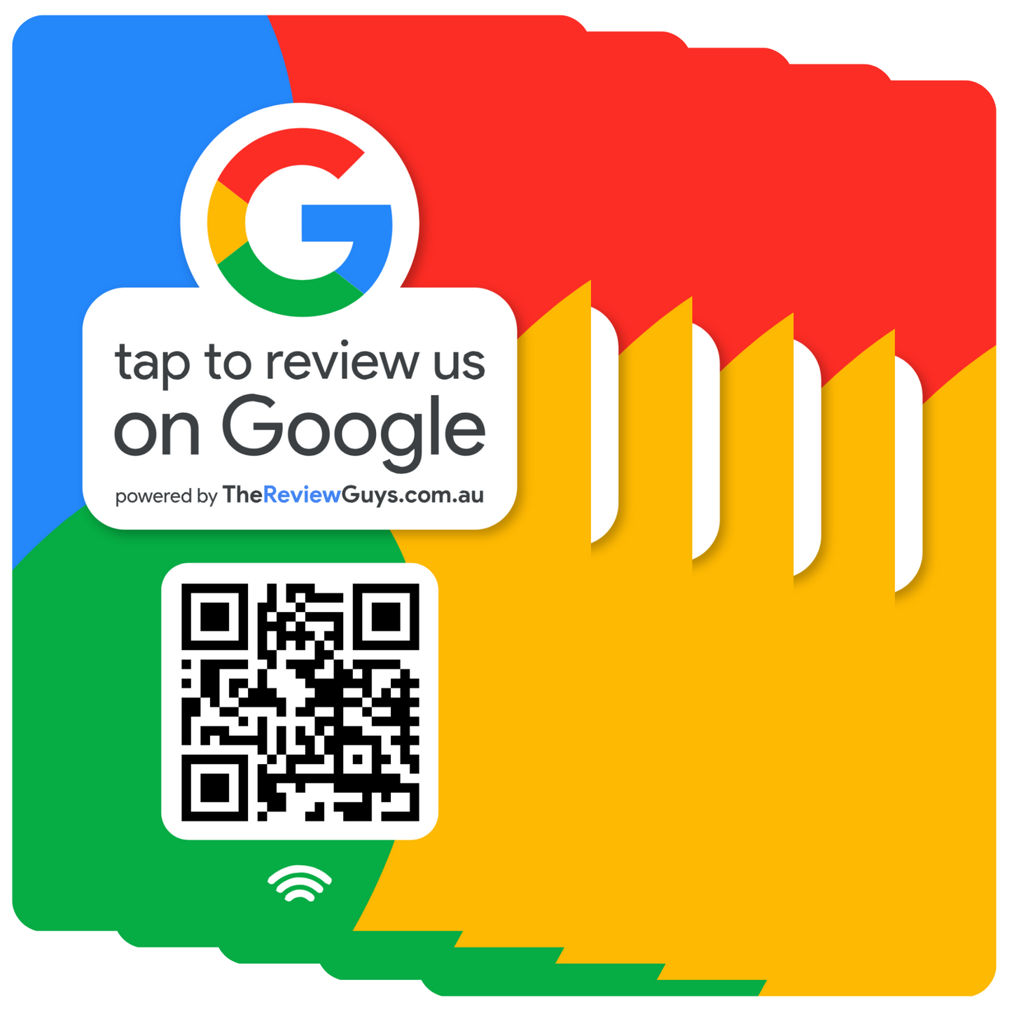 Google Review NFC Card + QR Code